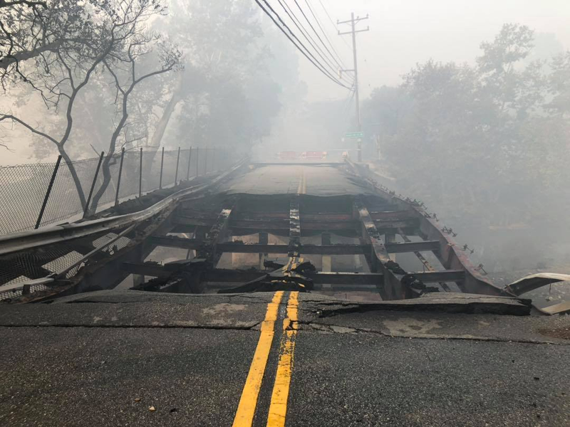 Illustration for article titled My commute before and after the Woolsey fire
